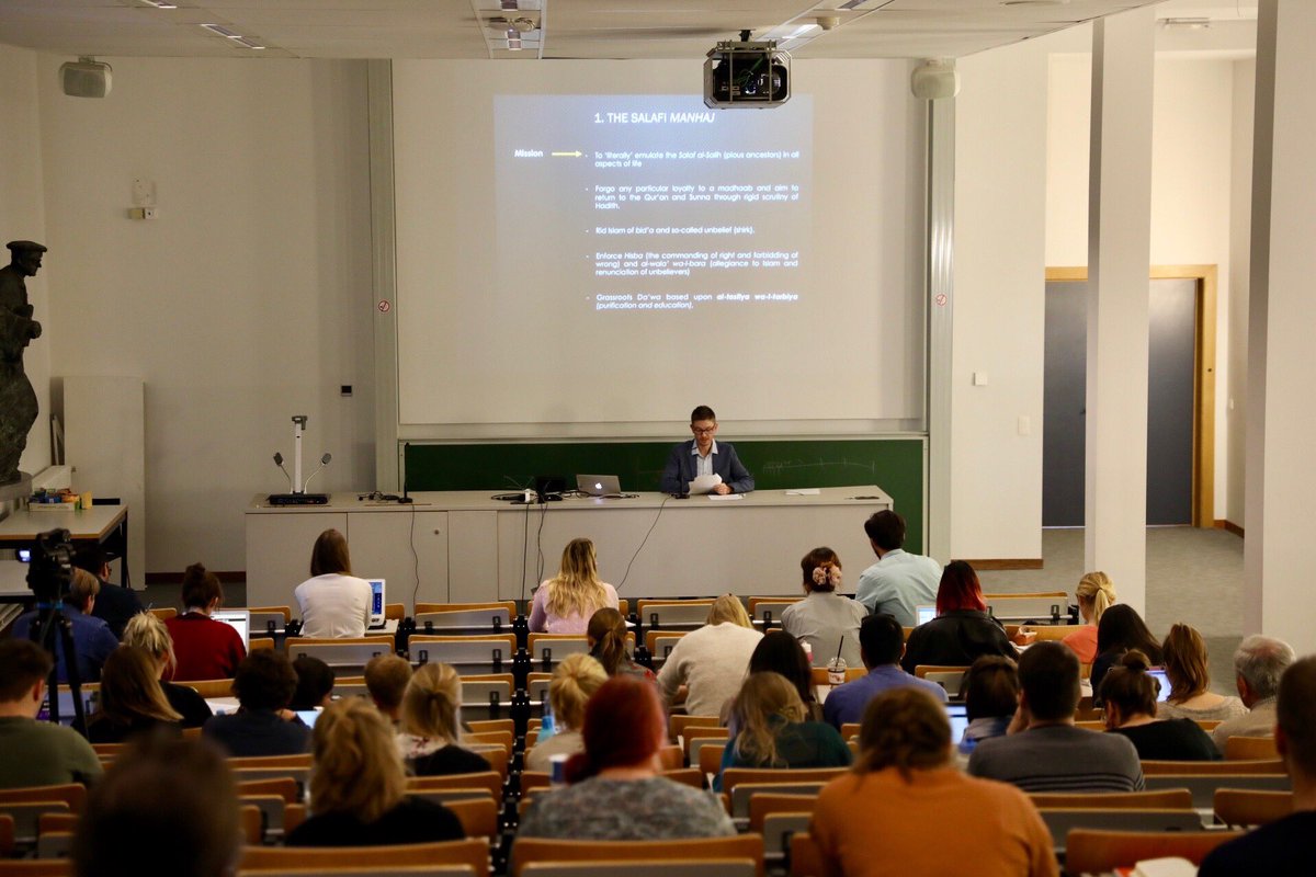 GulenChair's tweet photo. @chaplindo giving his lecture on Salafism at @LeuvenU https://t.co/DfbELvHtO1