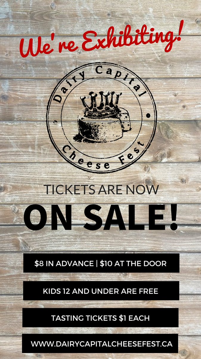 LeapingDeerFarm's tweet image. We will be at Dairy Capital Cheese Fest this Saturday! Check out our booth to sample our cheesy products. We have a like &amp;amp; share competition on Facebook to WIN tickets! #dairycapitalcheesefest #leapingdeer #cheese #oxfordcounty