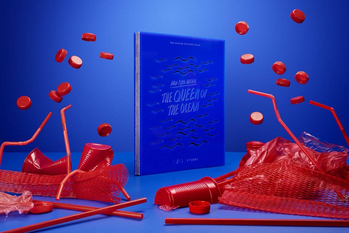 chervellefryer's tweet photo. So it's time to announce one of the recent projects and biggest highlights of the year! Here's "How Pippa became the Queen of the Ocean", a book against ocean waste – made from ocean waste @JellyLondon #TheOceanPlasticBook https://t.co/4Q3zrcXK5q 🐬🌊 #illustration #childrensbook https://t.co/bBCR1oPVtt