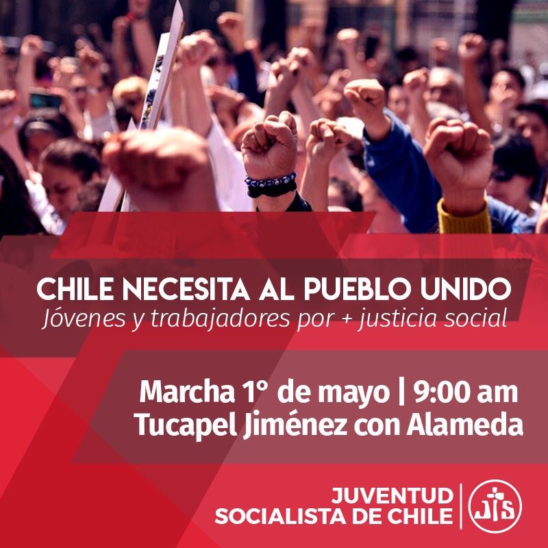 js_elbosque's tweet photo. Jóvenes y trabajadores por + Justicia Social. 
 ¡Este 1º de Mayo Marchamos! https://t.co/Cw84BYoT3Y