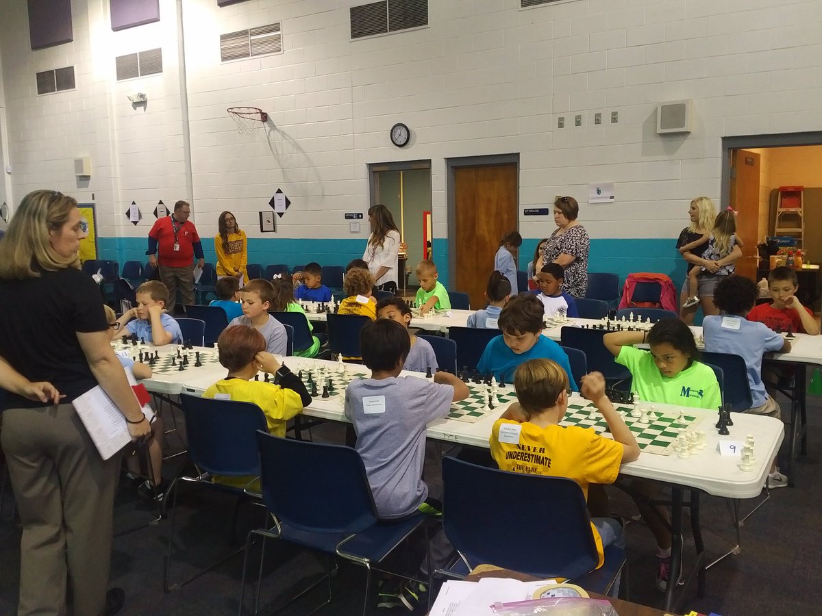 elklompstra's tweet photo. It's chess time!!! Starting off 4 days of Onslow County Chess Tournaments with 2nd and 3rd grade!! Best of luck everyone!! @OnslowSchools #ocsaig #checkmate https://t.co/j1SK5d20DY