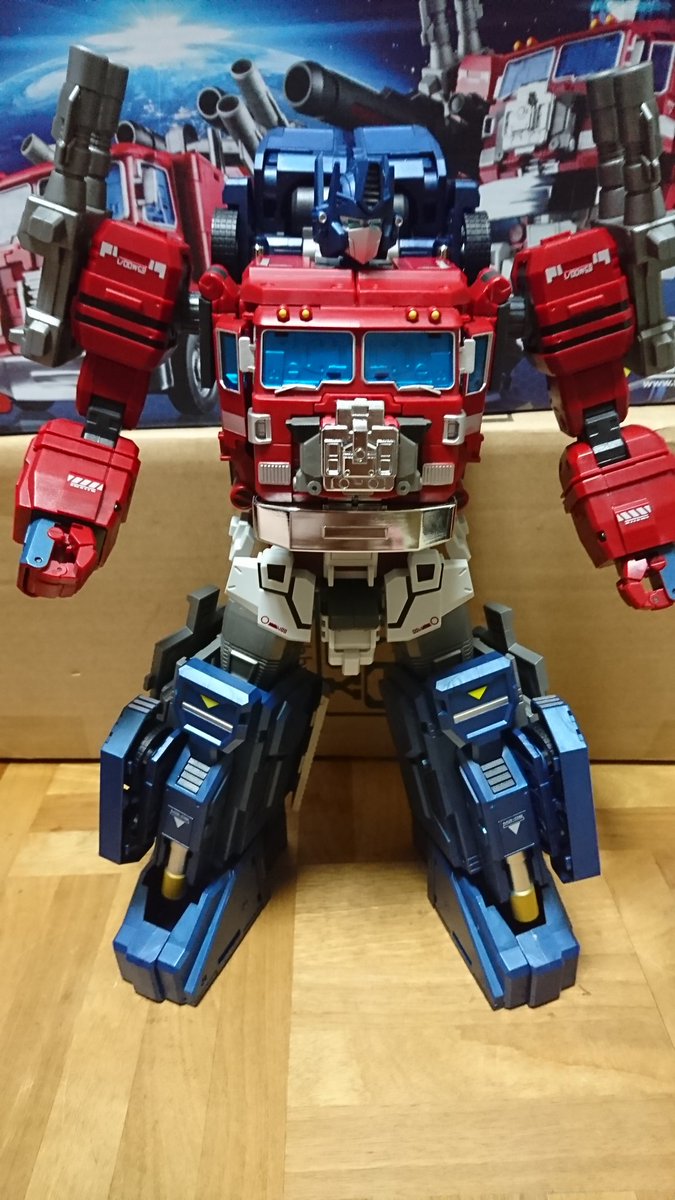 tgod13t091976's tweet image. ミッチミチですねー。
コアブロック部分の調整が難しくて合体断念しそうでした(笑)
デカイ、マッシヴというよりファット！
顔は慣れます、多分(笑)
#powerbaser
