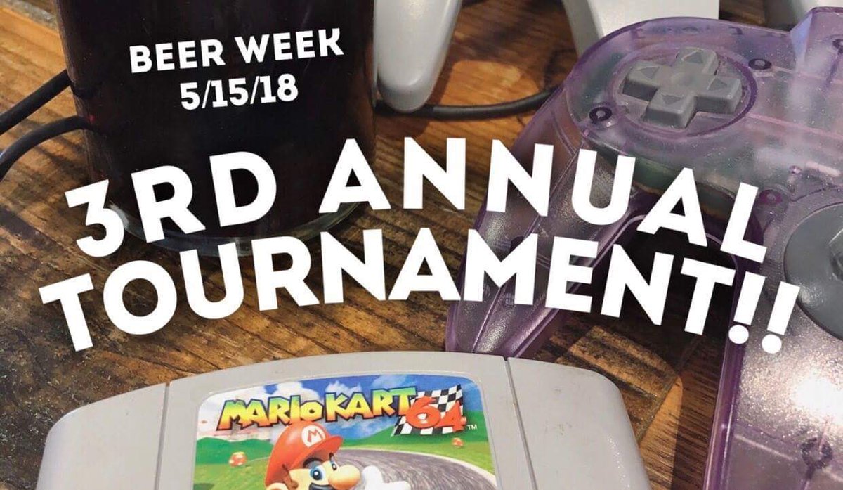 TowerBrewing's tweet image. 3rd Annual Mario Kart Tournament is here, just in time for Sacramento beer week 2018! #sbw2018 #MarioKart #N64 facebook.com/events/7744626…