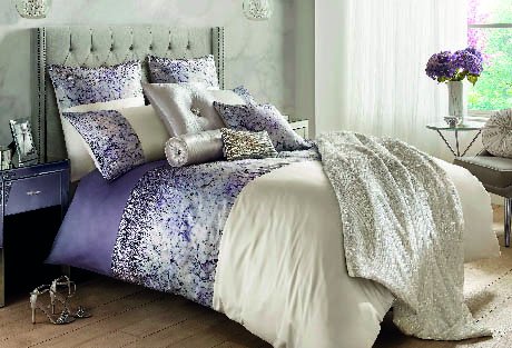 KathyLette's tweet photo. Okay, that's it. I am NEVER going out again. Will be welded into my PJ's 'cause look what I've got - #kylieminogueathome linen! What does a woman really want in bed?... Breakfast! Between Kylie's sheets. Heaven. @AshleyWilde https://t.co/23rhXJkndw