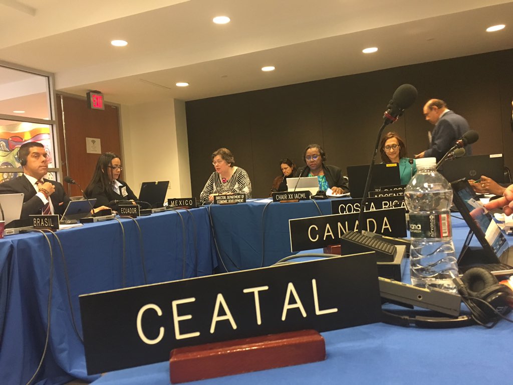 mpanzorreguy's tweet image. @ioevoice @mpanzorreguy today in Washington coordinating the input of the private sector #CEATAL to the #IACML of the @OAS_official setting the Workplan 2018-2020