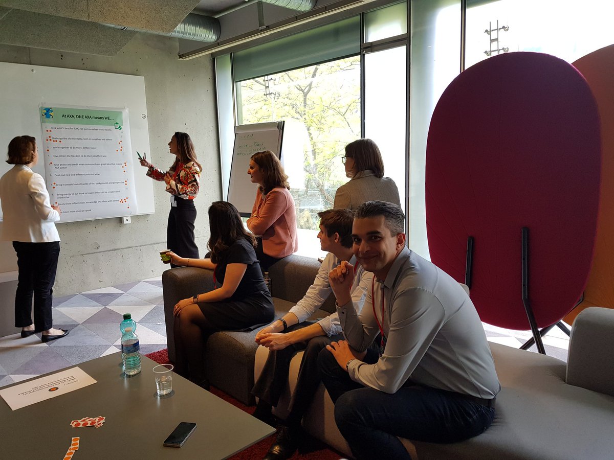 Interesting workshop today in Paris about AXA Values.#Proud to work with my colleagues from other AXA entities to do more, better and faster for our customers #Customerfirst #Courage #Integrity #OneAXA