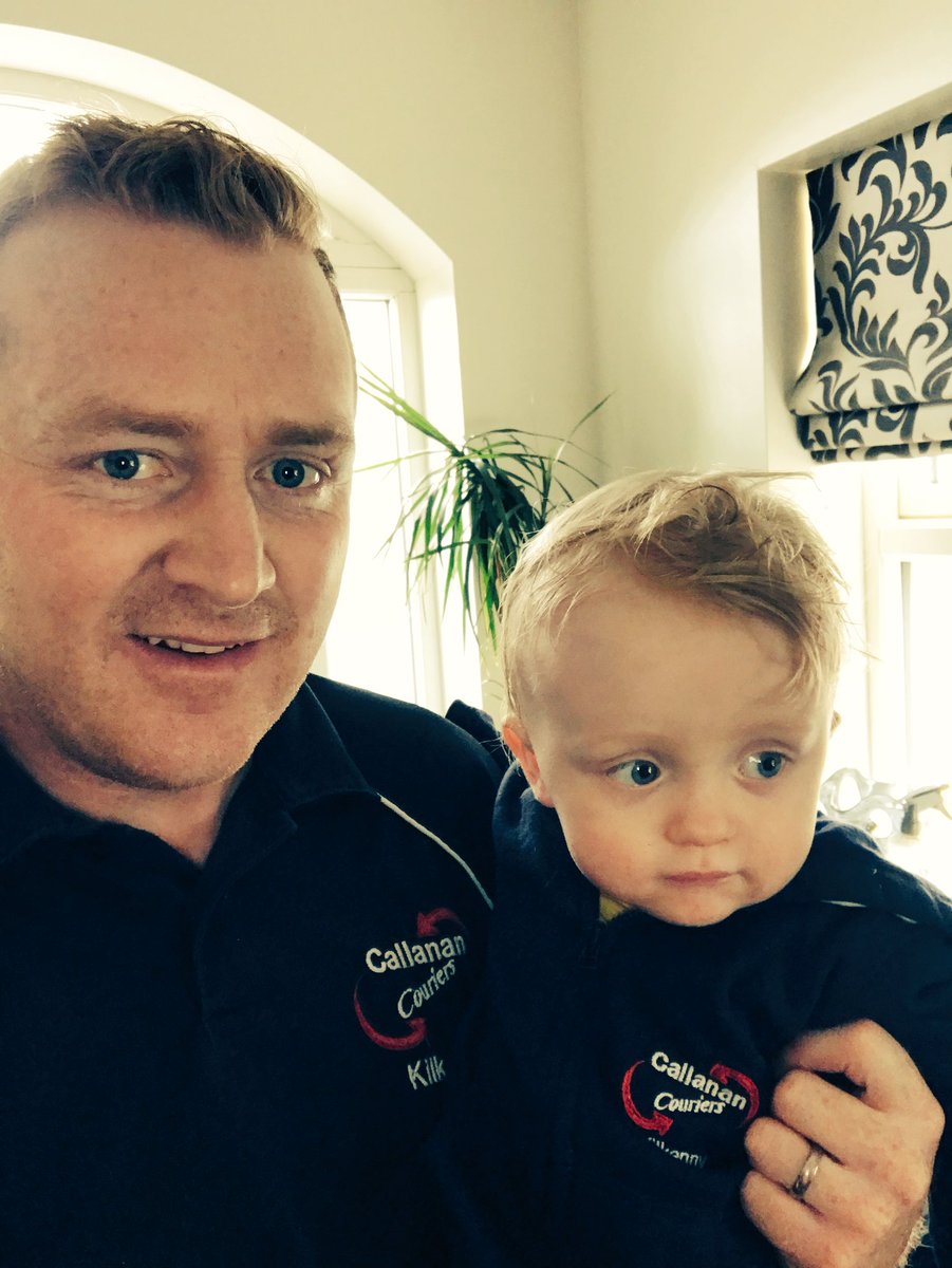 CallananCourier's tweet image. Callanan Couriers latest recruit Noah...... #mad4tar #chap4agap #gettingbig #Kilkenny #twins