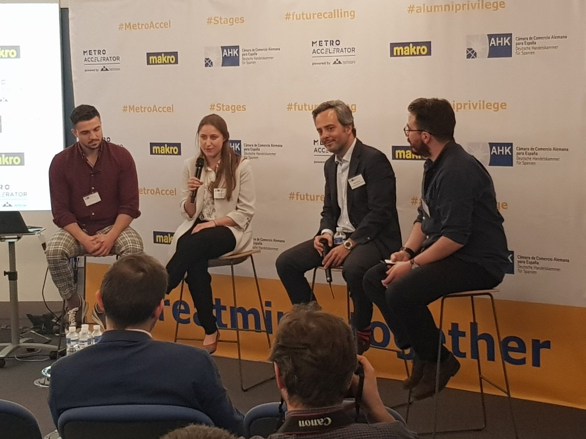 Starting panel: Future of Hospitality/Retail in Spain and Portugal <a href="/makroESP/">Makro España</a>, <a href="/METROAccel/">amanda</a> y <a href="/techstars/">Techstars</a>. Interesting insights about the local start-up sector. Follow us on youtube.com/watch?v=UxiJ6J…
