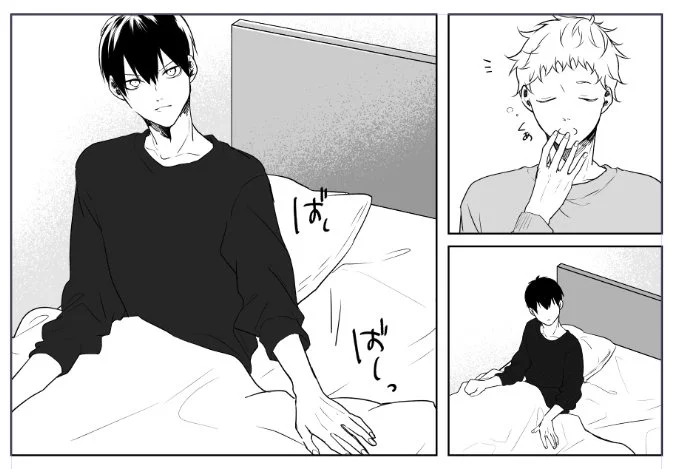眠い時に寝るシーン描くの地獄 