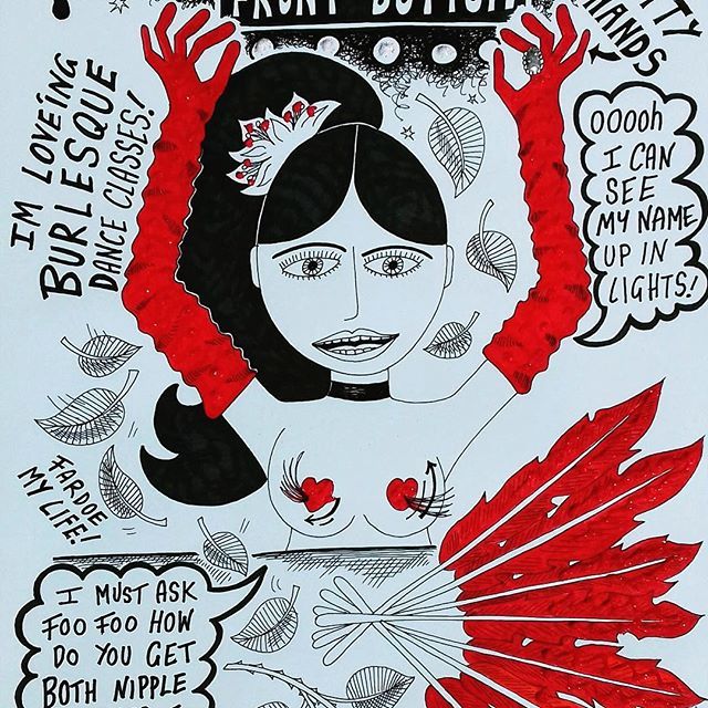 foofoolabelle's tweet photo. Look at the wonderful artwork one of my new burlesque students made for me! #burlesqueteacher #ilovemyjob #teacherspet #lovinglife #followthefoofoo #cardiffcabaretclub #foofoolabelle #foofoo #burlygirls #cabaret #cabaretshow #musichall #burlesque #showgi… https://t.co/rjAVYrf2rO https://t.co/Yd13CNbST7