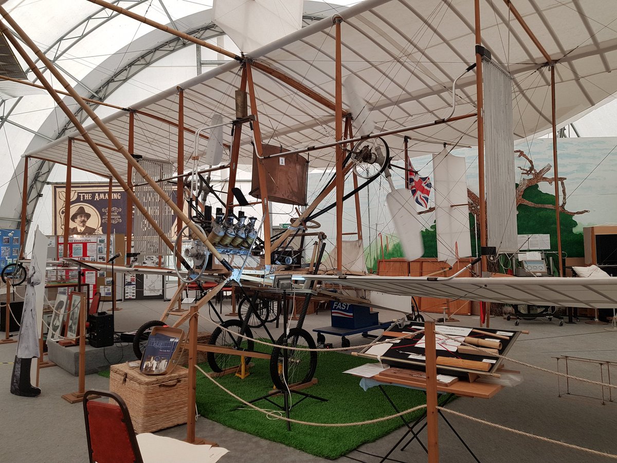 TheEDGEProject2's tweet photo. Our time at FAST Museum learning about the first plane to have lifted off just before world war 1 https://t.co/amSi5lEz7J