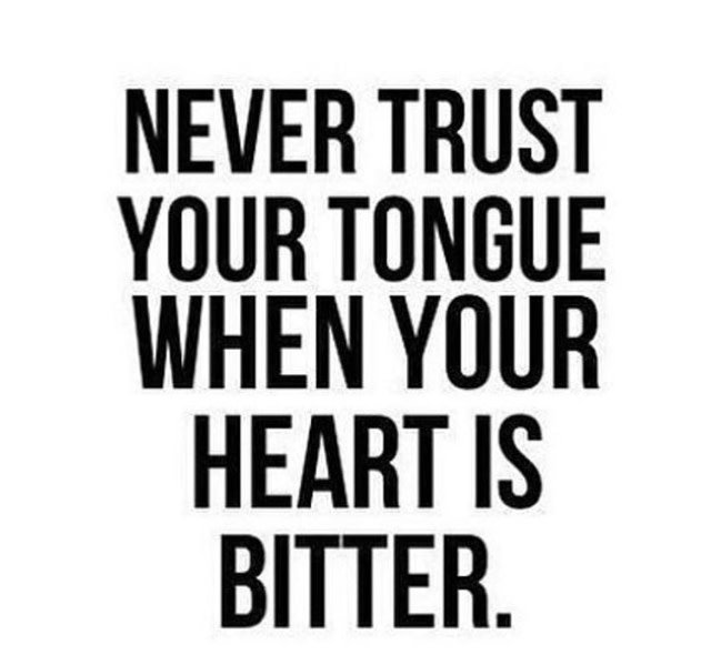 Brickhouse On Twitter: "Bitterness Will Lie To You! Protect Your Heart So  That You Can Speak Life! “Keep Thy Heart With All Diligence; For Out Of It  Are The Issues Of Life.