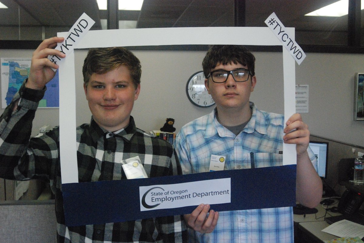 OED_Research's tweet image. It's take your kid to work day, and we are excited to share with the kids some of the amazing things that the Oregon Employment Department does. Check out how they did during their day of "work" with their parents. #TYKTWD #TYCTWD #coolkidz