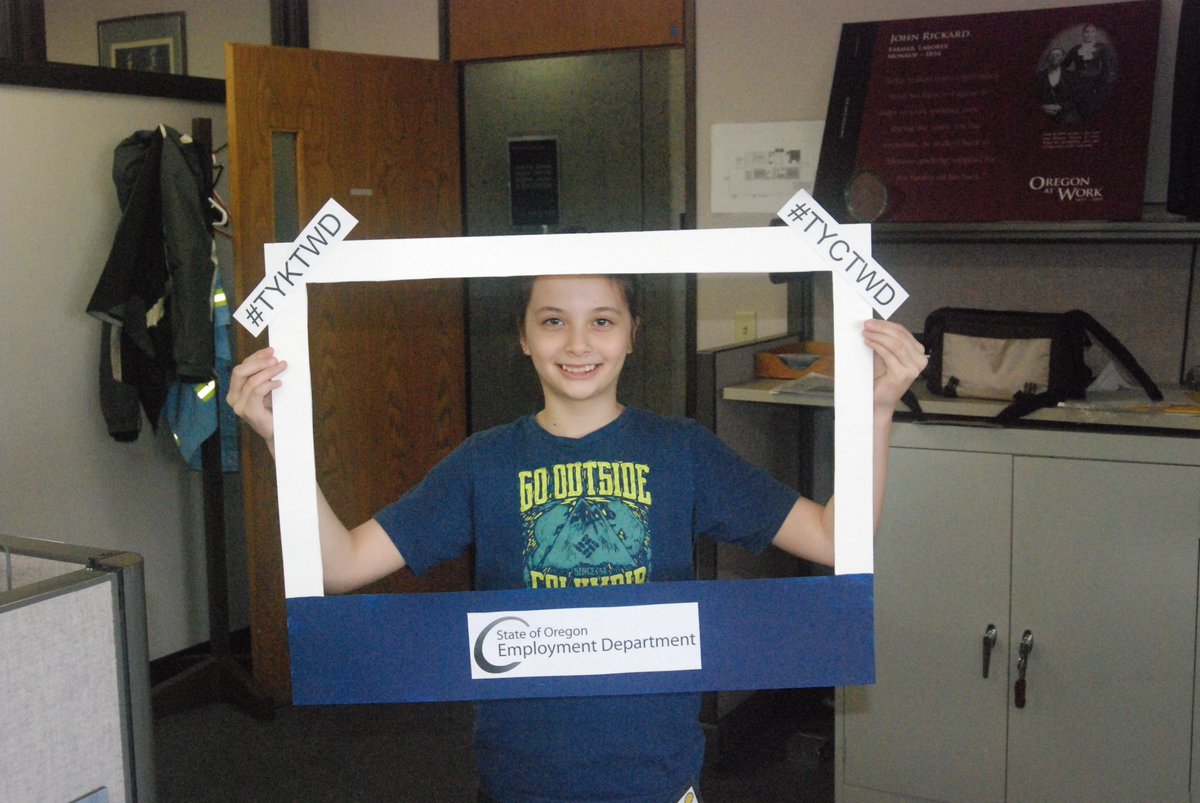 OED_Research's tweet image. It's take your kid to work day, and we are excited to share with the kids some of the amazing things that the Oregon Employment Department does. Check out how they did during their day of "work" with their parents. #TYKTWD #TYCTWD #coolkidz