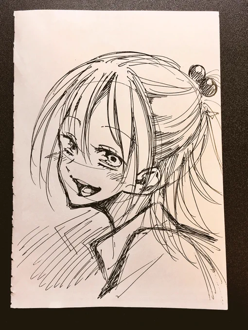 「おはよ。」 