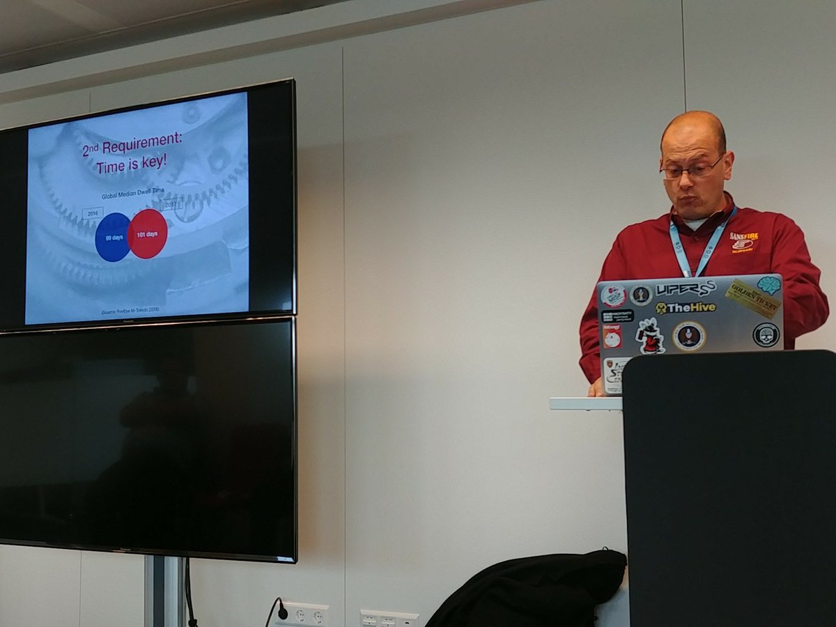 isc2_belux's tweet image. @xme presenting early #cybersecurity #incidentdetection techniques at #isc2beluxevent in #luxembourg with @clusil_lu and @secin_lu