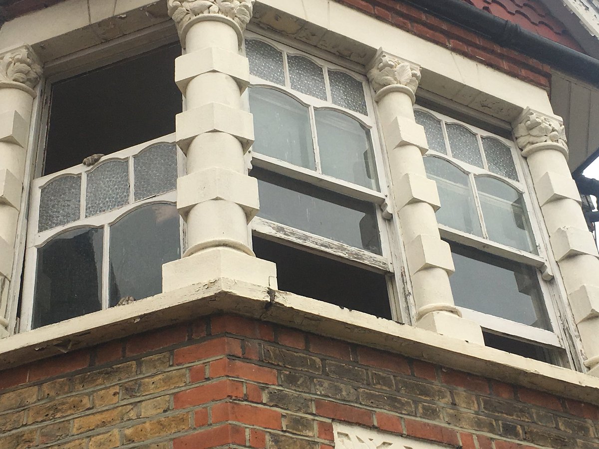 Renew_All_W4's tweet photo. Complete refurbishment of original timber sash windows in Coldershaw Rd, Ealing- before and during images https://t.co/XFQrcUmXrB