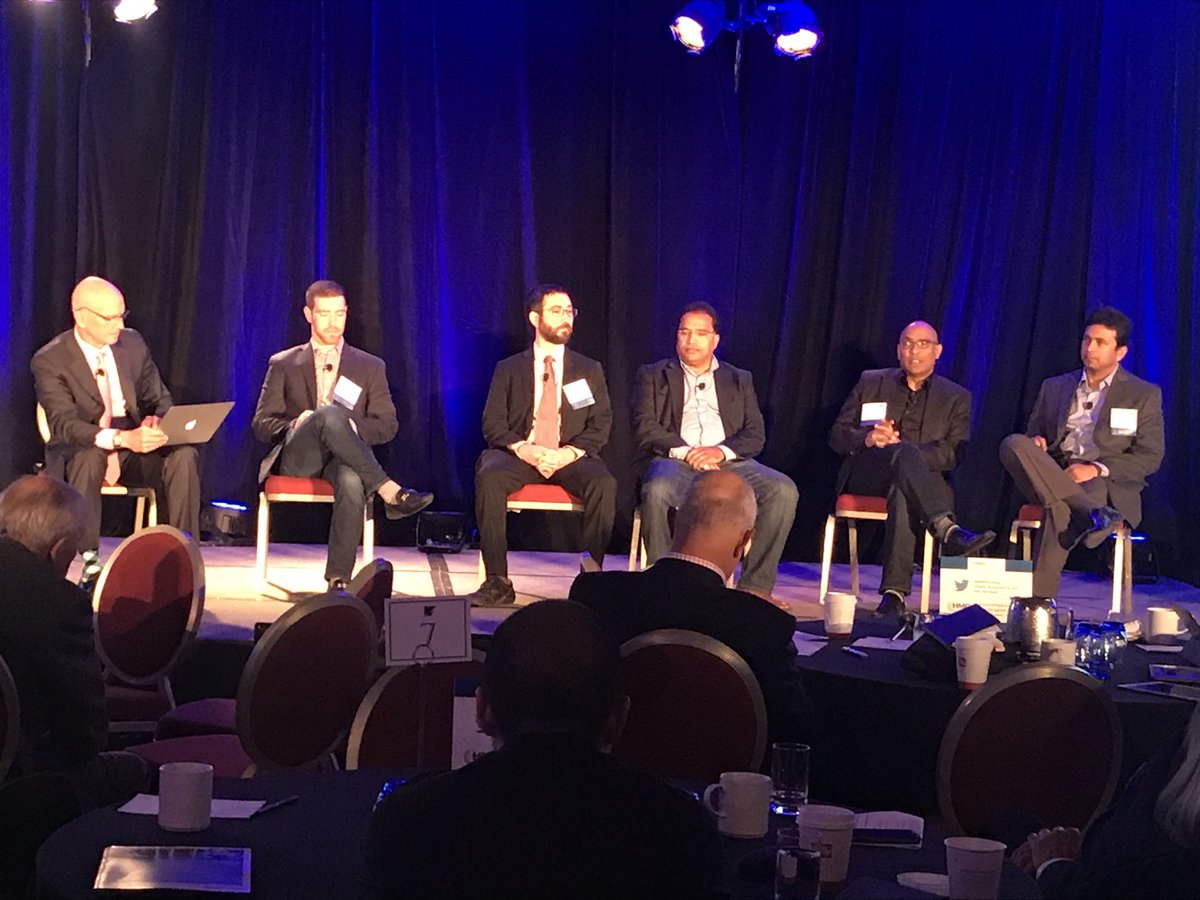 HMGStrategy's tweet photo. Executive Panel: Putting AI, Machine Learning, Blockchain &amp; Analytics to Work ft. Omer Ayfer @oayfer #AyferNetwork Prithvi Sahoo @Verifone Naresh Shanker @HP Nathan Mayer @autonomiQ and Anil Earla moderated by @Hunter_Muller #hmgcioSF #CIO https://t.co/UKaUjE61iA
