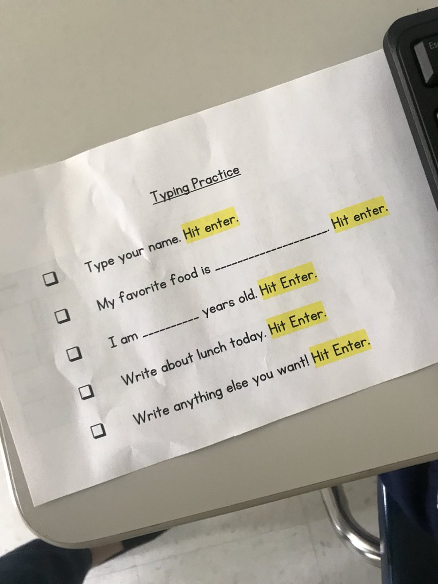 dduffy524's tweet photo. Primary friends from @QuestElementary learned how to use Microsoft Word today. We practiced our typing skills and learned how to save our documents. #21stcenturyskills #WeAreQuest https://t.co/op9MyE5kPy