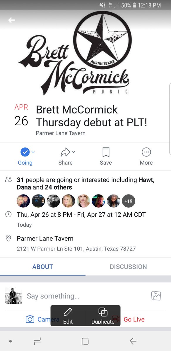 mbrettmccormick's tweet photo. Come on out.  Gonna be fun. https://t.co/lCiXrf2oVW