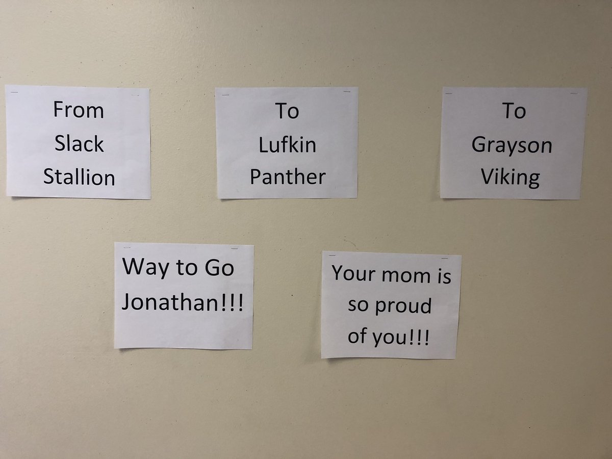 Slack Stallions and C2G~ #LufkinU