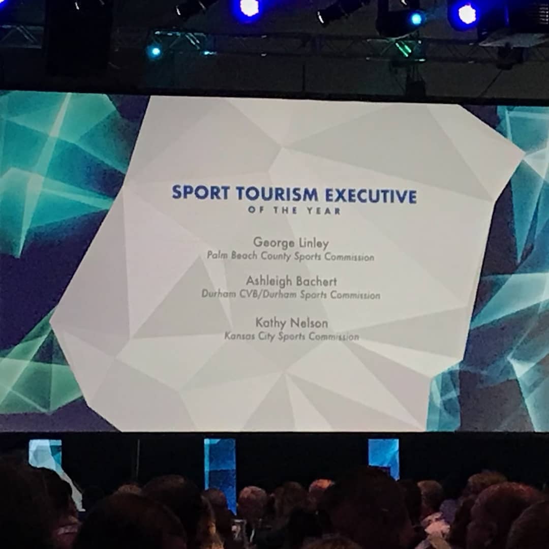 DurhamNCSports's tweet photo. PROUD to announce that our incredible Executive Director Ashleigh Bachert, was named a finalist for @NASC_News Sport Tourism Executive of the year!
👏🏆👏
#ChampionDurham #NASC18 #sportsnc #BullCity https://t.co/yxbTyysRLj