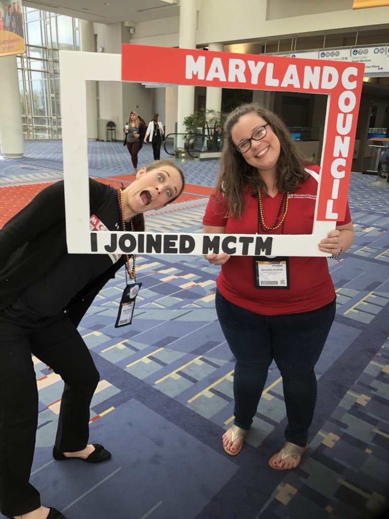 megangittermann's tweet photo. Just me. Being normal. As usual. With @aweyforth at the #NCTMannual #JoinMCTM #goofballin #embracetheweird #havefunalways https://t.co/JE798iqYSf