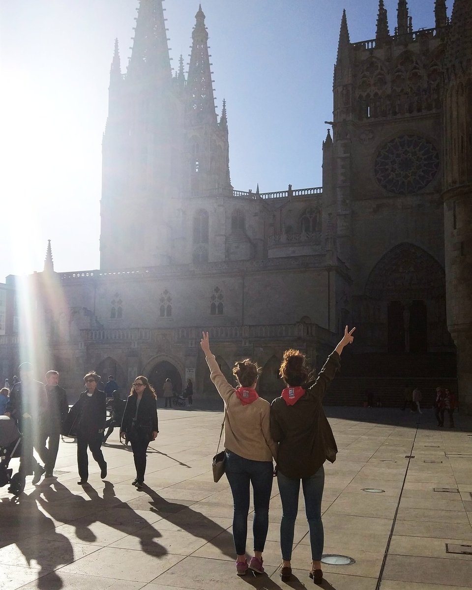 Ya estamos en Burgos, mil ganas de comenzar el #explorerday ¡A POR ELLO!