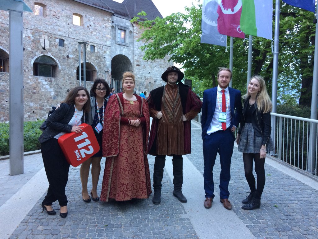 112_sos's tweet photo. We’re at the beautiful #Ljubljana castle for the #EENA2018 social event!

Looking forward to spending the evening with you all! https://t.co/9ow4FshsD1