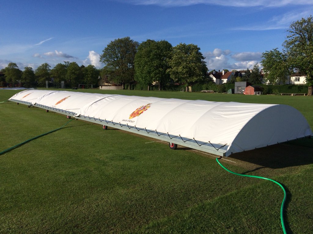 All set and ready for the weather @WBGSSport 🌧🌧 #NewCovers