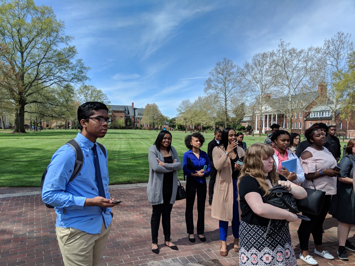 Beautiful day for a college tour!