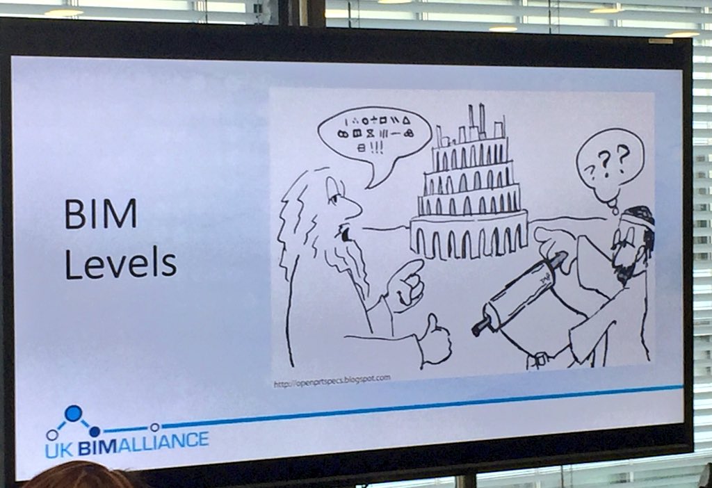 SuButcher's tweet image. Sarah @sarahrocklaw and May @BuildLaw_ArtTea asked the survey correspondents for a definition of #BIMLevel2 and got 44 different responses #BIM4Legal