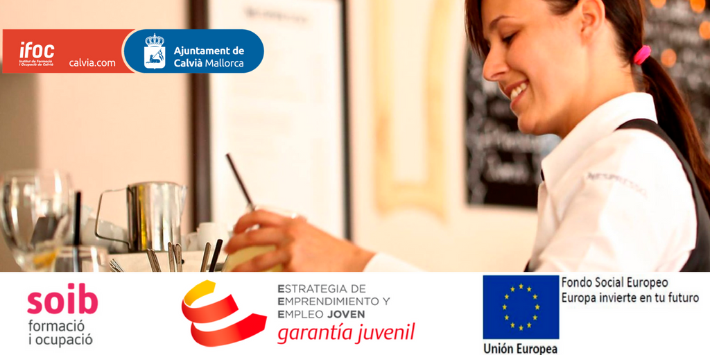 ifocalvia's tweet photo. #Curs d'Operacions Bàsiques de Restaurant i bar. Adreçat a persones joves, en atur, inscrites a Garantia Juvenil. Inscriu-te a l'Ifoc‼️ Gràcies a la participació del @SOIBinfo i el cofinançament del Fons Social Europeu (FSE) #Cambrer #Cambrera
+ Info: https://t.co/EyzmMcMqEB https://t.co/VfyuweWGdU