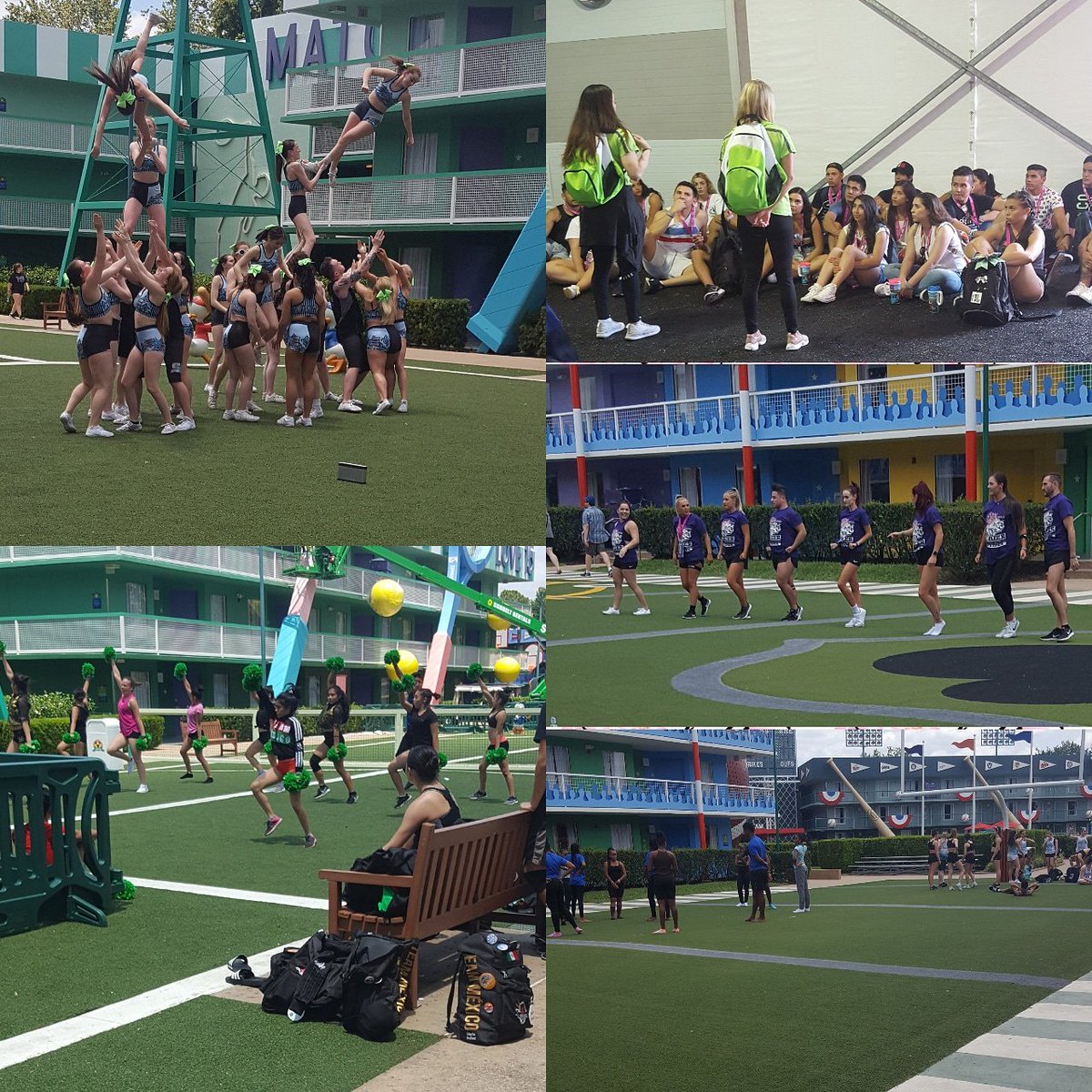 AccessCheer's tweet photo. Teams preparing and getting some final instruction from their coaches before competing this weekend. #streamlineyourtime
#CheerAccessWorlds18 #2018CheerWorlds #2018DanceWorlds https://t.co/T5gElH7qXs