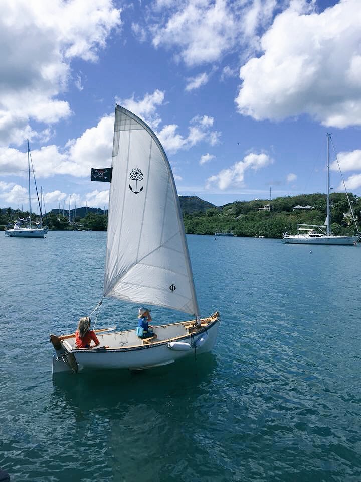 Lovely afternoon spent yesterday at the Classics Dinghy Race Day. Cream tea with scones made me feel very at home! #NelsonsDockyard #antigua