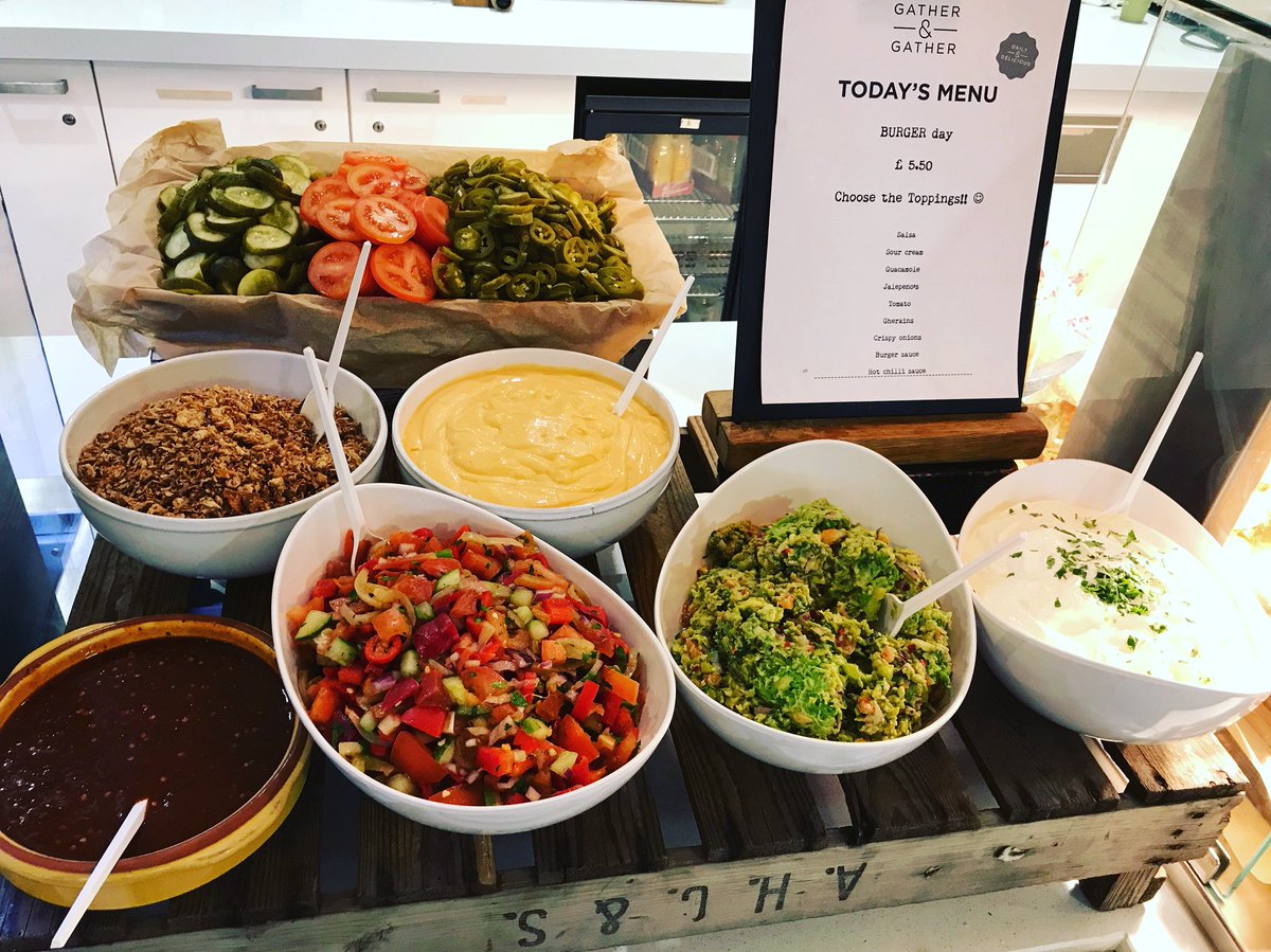 33Gather's tweet photo. BURGER’s day @33Gather incredible choice of toppings & TASTY burgers #ThursdayThoughts #mychefs #muchlove #yum!! @Steve111000111 @Lynne_CD #luckyclients :) @Gatherandgather https://t.co/WNp5GrZmwL
