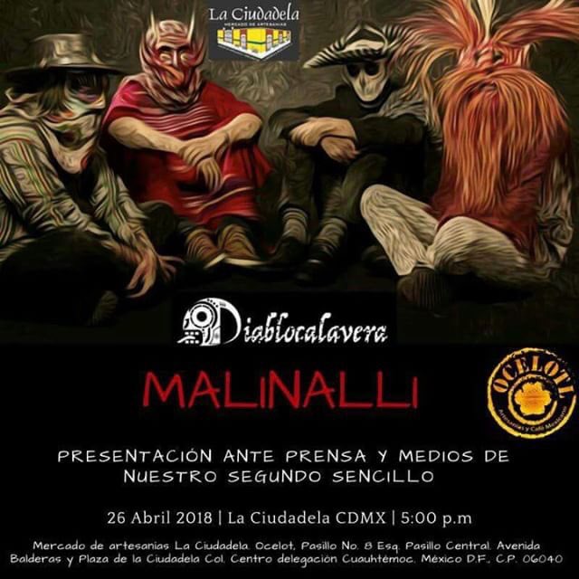 SceneSickMX's tweet photo. Hoy tenemos una cita para el ritual que traerá a Malinalli a la vida. Esperen el 2º sencillo de Diablocalavera que está por llegar. 💀👹 https://t.co/hP1DTzMynz