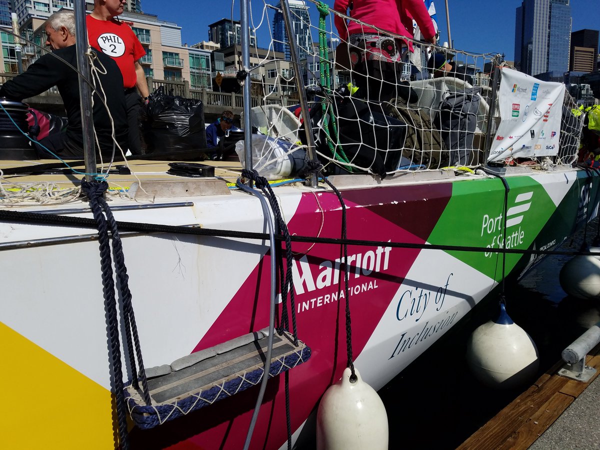 BoatingJourney's tweet photo. We toured the @ClipperRace boats in @VisitSeattle Check out our tour! https://t.co/UHM172oDBV #BoatingJourney #BellHarbor #ClipperRace #SailAroundtheWorld @YoutTube @Marriott https://t.co/8iSV5spgZq