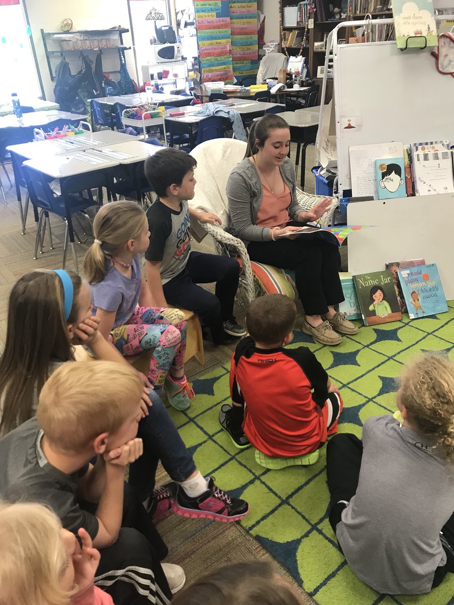 My heart is full today watching Meghan Nally teach second grade (and rock it) as part of her senior project! #ItsWorthit <a href="/knally67/">Kenneth Nally</a>