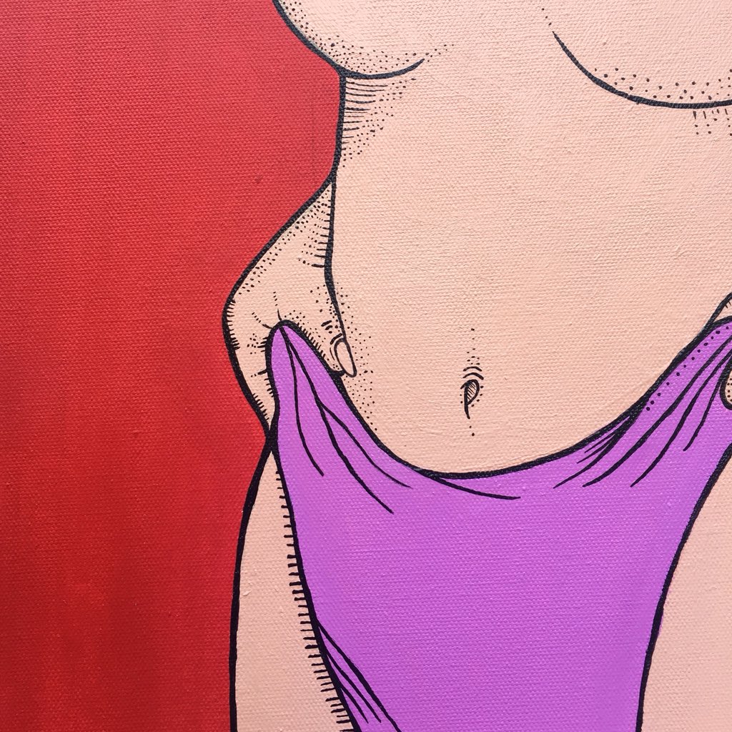 Sneak peek of painting!!!! Workin on some series ✌🏼✨✌🏼