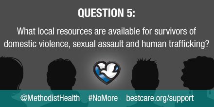 MeaningOfCare's tweet photo. Just a few minutes remaining so we are moving on to our final question of the hour. There is still time to join the conversation. #NoMore #SAAM https://t.co/T5SoUHqpEV