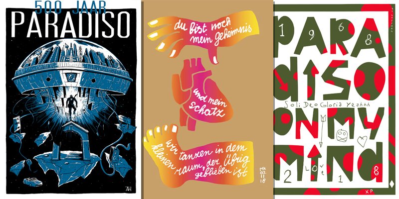 dudesigners's tweet photo. Tof! Vijftig ontwerpers maken 50 posters voor het 50-jarig bestaan van @ParadisoAdam als een ode aan de Paradiso-posters en haar ontwerpers. Elke vier weken vier nieuwe, en ze zijn te koop als limited zeefdrukken! https://t.co/thRqIh3Hsv 
#music #design https://t.co/lg8b3dKOMx