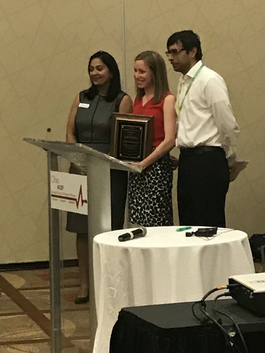 OhioACEP's tweet photo. Big congrats to the 2018 EM Resident of the year, Dr @kmhunold of @OSUEMEdu—the future of EM is bright! @khandelwalOSU @DRMartinMDMBA @DrNickKman #EMForum18 https://t.co/Pmbj5CWwjy