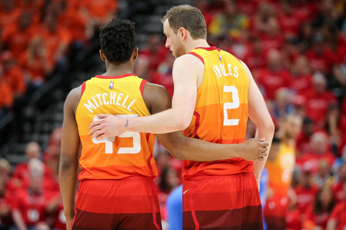 DLocke09's tweet photo. Jazz fans -- 
Bad Call.  Bad loss.
Jazz lead the Thunder 3 games to 2 with a chance to advance to the 2nd round with a win at home.
100% of us are taking this on July 5th or Oct 1st
As a great man once said
"we will be fine" 

GET READY.  GET LOUD. 
WIN GAME 6
#TakeNote https://t.co/ihuTz3Imdk