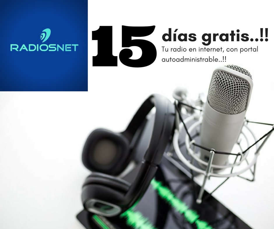 RadiosNetPortal's tweet photo. Con muy pocos elementos, tenes tu propia RADIO..!!!
Nunca, fué tan fácil...!!
Comenzá a transmitir hoy mismo..!!
PROMO 15 días Gratis..!!!
https://t.co/QXnP7QAyDu
#Radio #Streaming #Promo #Gratis #Locución https://t.co/80SykWpzsF