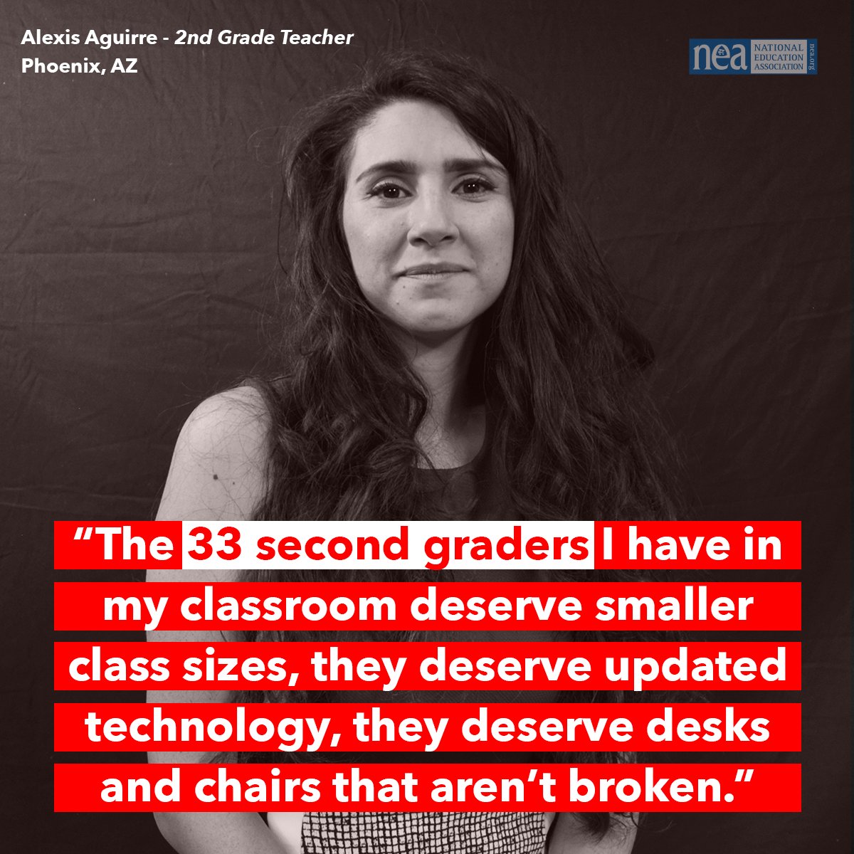 NEAToday's tweet image. Educators don’t want to walkout. We’d rather be in our classrooms and at our work sites. We do this because we are dedicated to our students and their futures. #RedForEd