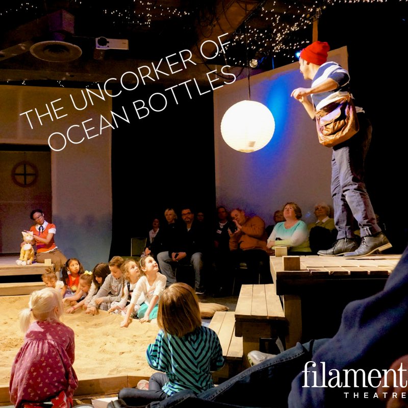 The world premiere of The Uncorker of Ocean Bottles by <a href="/JacquesPapier/">Michelle Cuevas</a> &amp; illustrates by Erin E. Stead, adapted by Melissa Pfeiffer-Lampl &amp; Andrew J. Lampl, directed by Julie Ritchey opens this weekend! #FilamentUncorker filamenttheatre.org/uncorker/