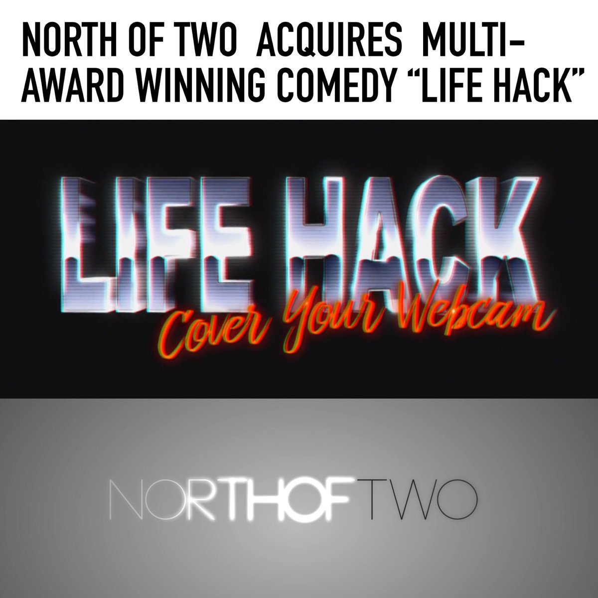 We’re thrilled to go public with this, we signed w/ North of Two who will be distributing “Life Hack” later this year. Thank you <a href="/markjcartier/">Mark Cartier</a> @northoftwo &amp; everyone who made <a href="/lifehackmovie/">Life Hack</a> possible &amp; supported us in any way. Stay tuned for more news... #LifeHackMovie #ComingSoon