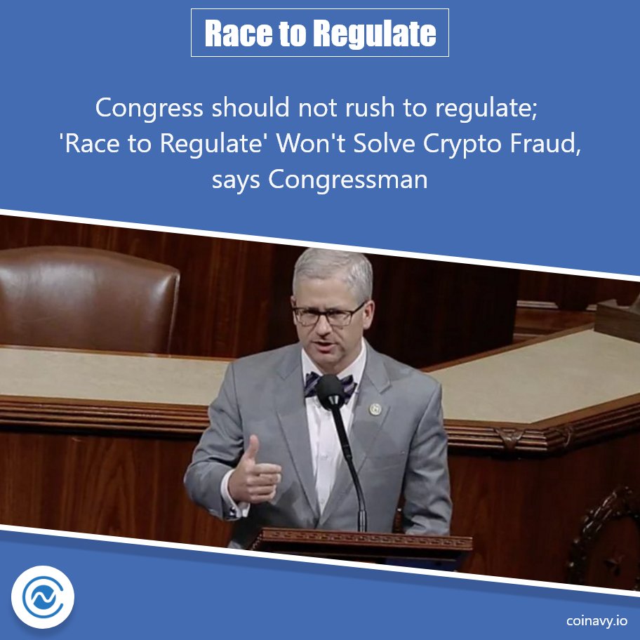 coinavy_io's tweet photo. 🔔 - Congressman has something to say to you! $ETH $USD #cryptocurrency #cryptocurrencynews https://t.co/aaZGQLUaGn