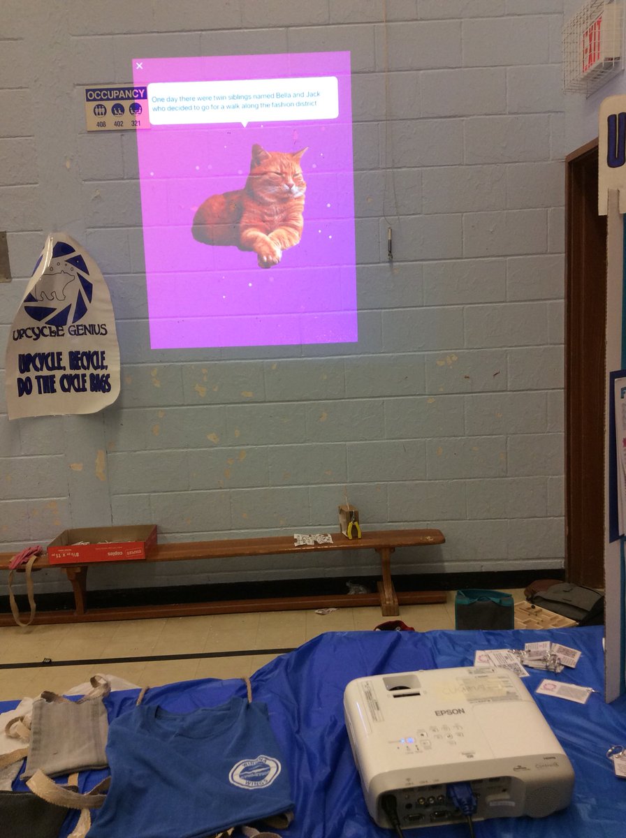 McMBusinessDay's tweet photo. #upcyclegenius Students can purchase custom upcycled bags made of recycled clothes, custom buttons , and a fun online interactive adventure using the @MetaverseApp ! #mcmbizday @tdsb @TDSB_STEM @TLPCanada #tdsbgc https://t.co/jmUANNfeG5